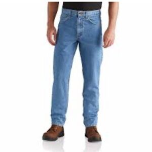 VTG Y2K Carhartt Men's Straight Leg Traditional Fit Jeans 38 X 30 Medium Wash